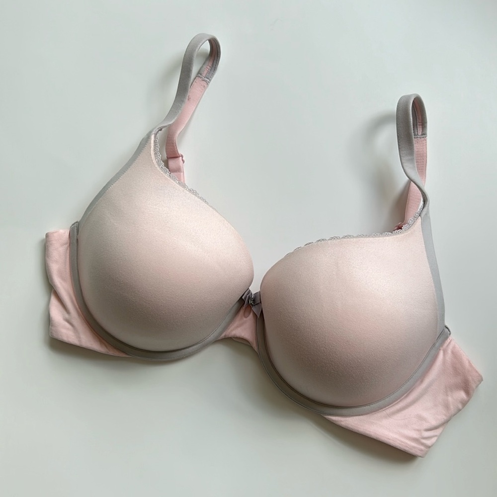 Victoria’s Secret Body by Victoria Perfect Shape Bra - Pink & Gray - 36D